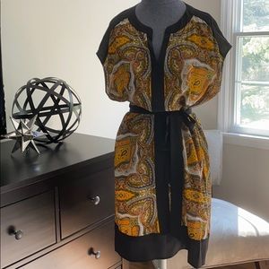Madewell Paisley silk dress